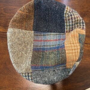 Patchwork Tweed newsboys Hat